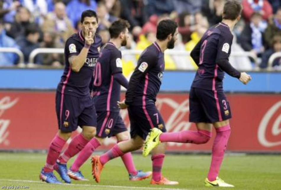 ديبورتيفو يسقط برشلونة بثنائية في الدوري الأسباني