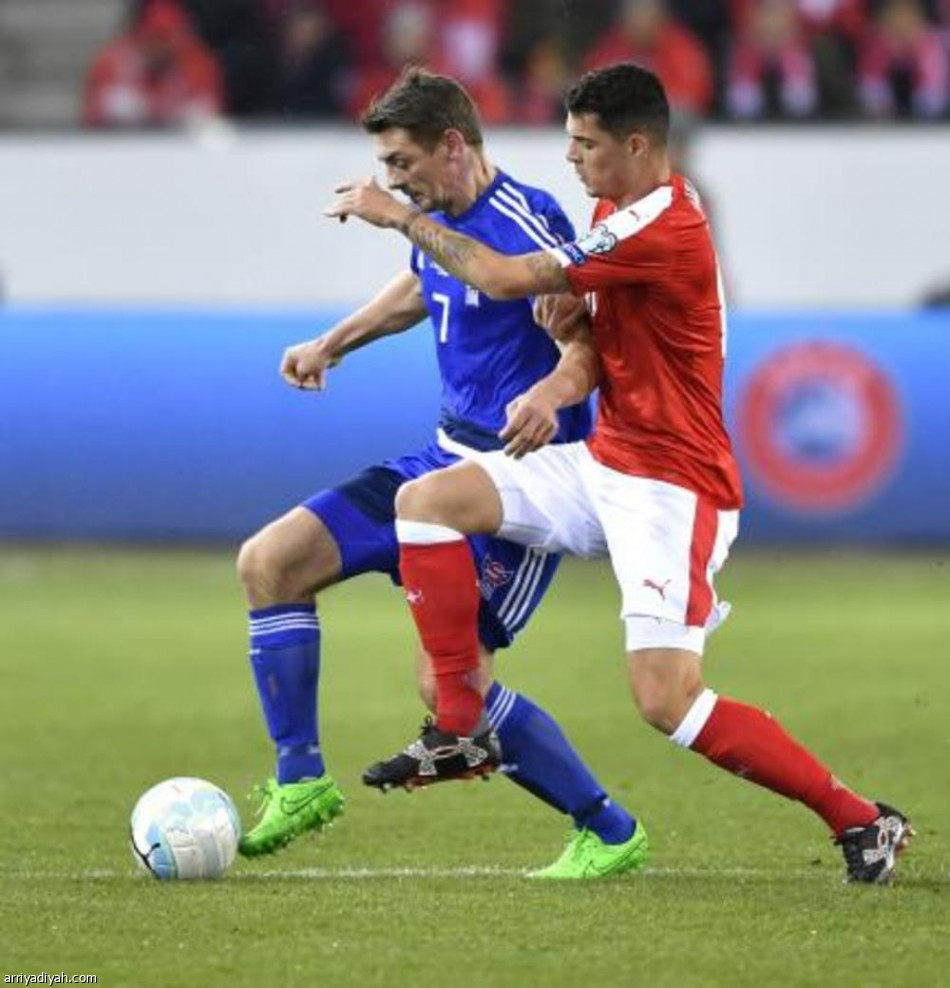 تصفيات مونديال 2018: سويسرا تواصل بدايتها المثالية بالفوز على جزر الفارو