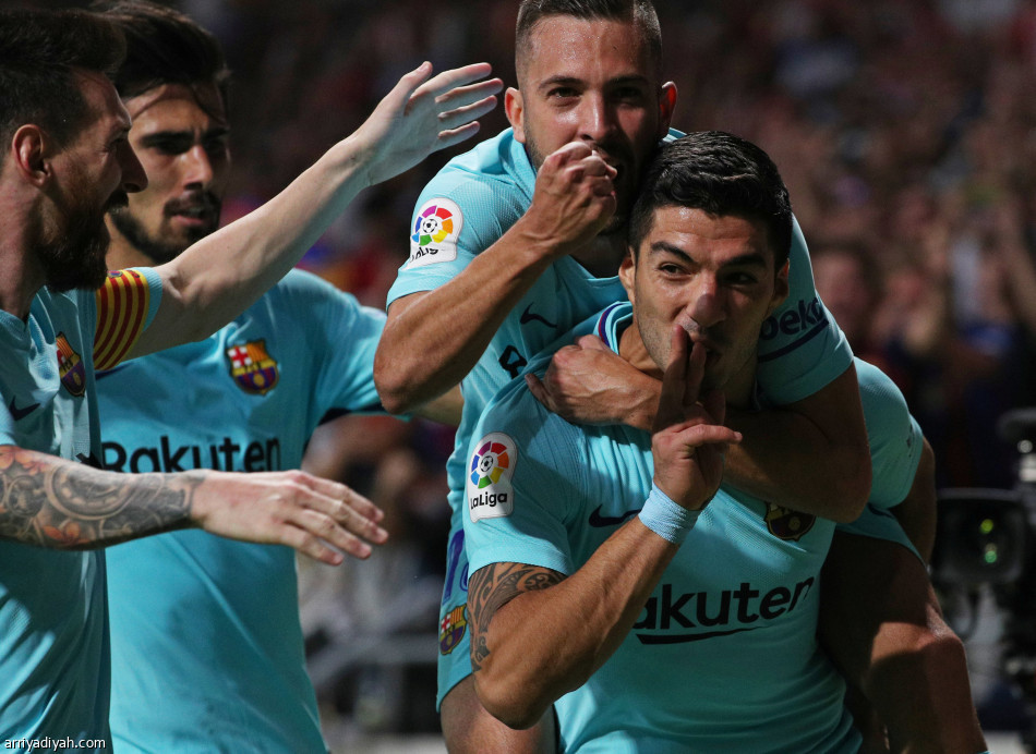 سواريز يرفض خسارة برشلونة أمام أتلتيكو مدريد