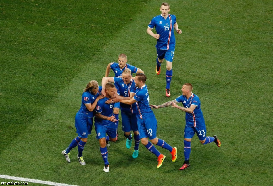 كأس اوروبا 2016: ايسلندا تهزم انكلترا وتواصل مغامرتها ببلوغ ربع النهائي