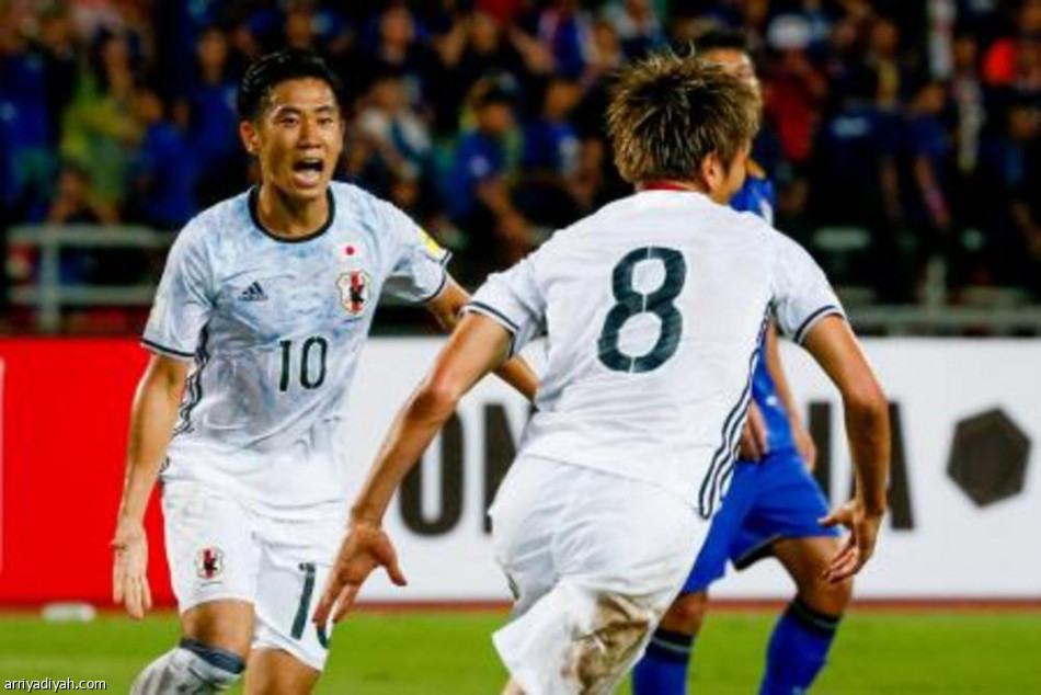 تصفيات مونديال 2018: اليابان تحقق الفوز الاول على حساب تايلاند