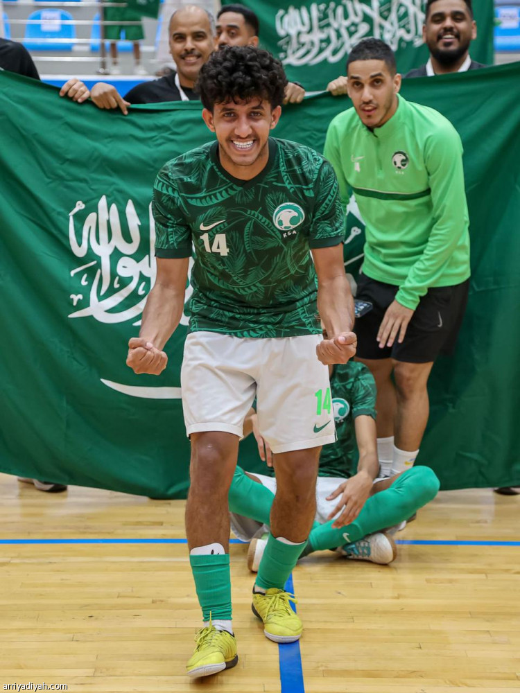 أخضر الصالات يتأهل إلى نهائي غرب آسيا