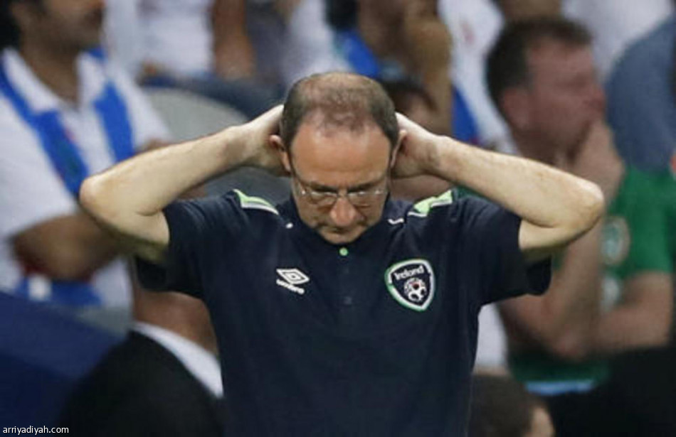 اونيل مدرب إيرلندا يعرب عن خيبة الامل