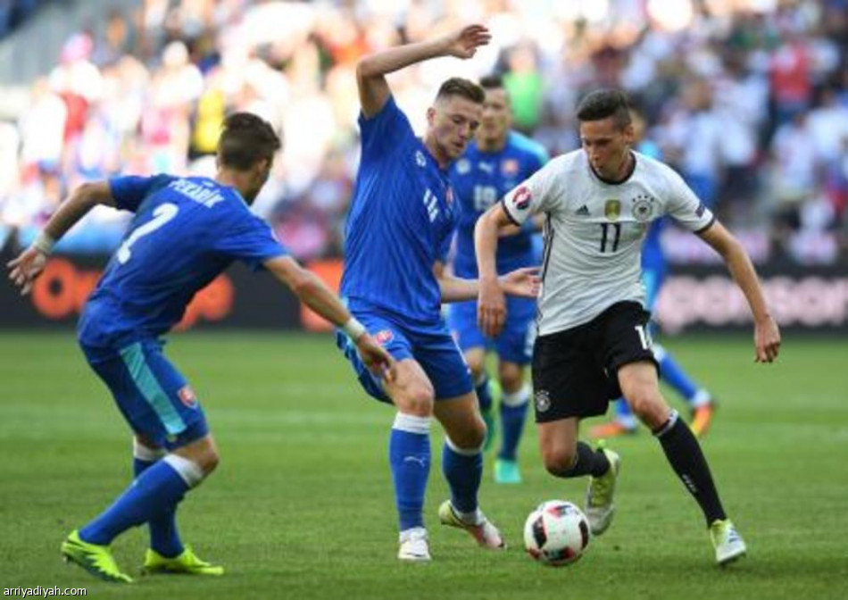 يورو 2016 : ألمانيا تكتسح سلوفاكيا بثلاثية وتتأهل لدور الثمانية
