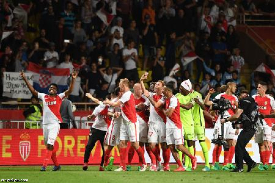 موناكو بطلاً للدوري الفرنسي للمرة الأولى منذ 17 عامًا
