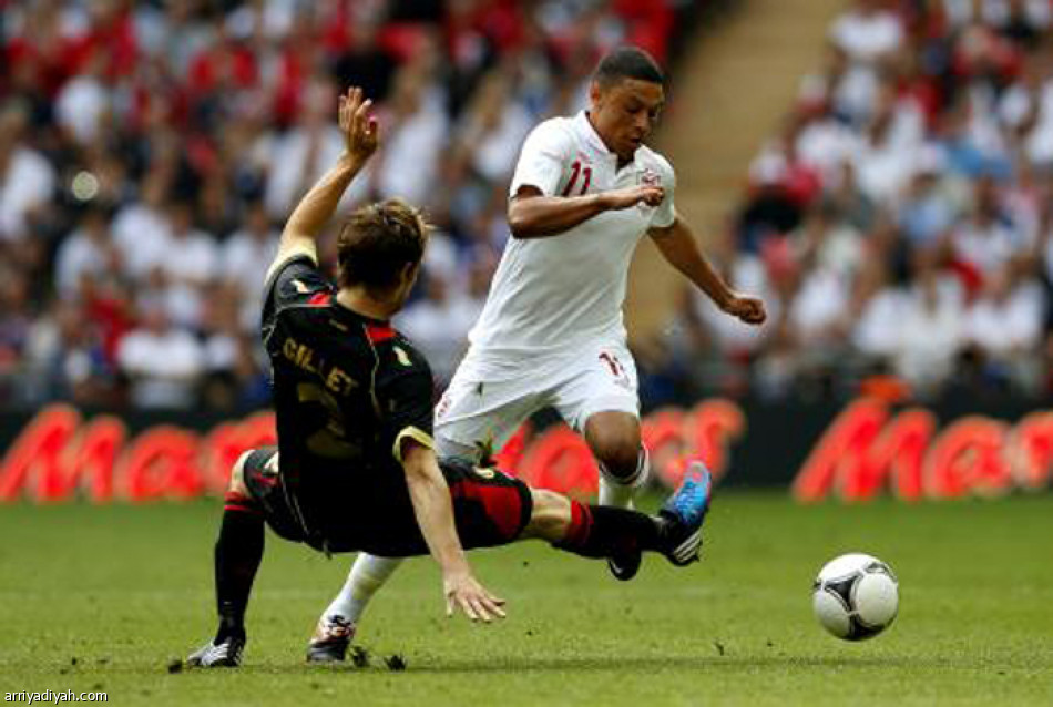 في أول اختبار لـعين الصقر: إنجلترا تهزم بلجيكا قبل يورو 2012