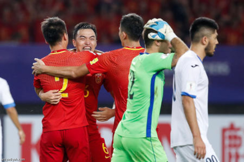 هدف متأخر للصين قد يقضي على آمال أوزبكستان في التأهل
