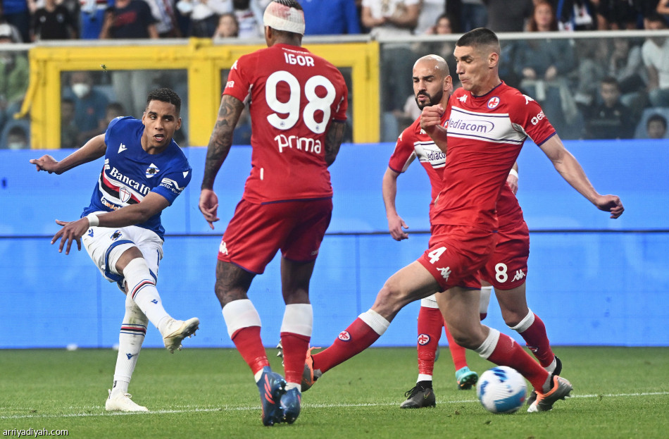 الدوري الإيطالي.. سامبدوريا يكتسح فيورنتينا برباعية